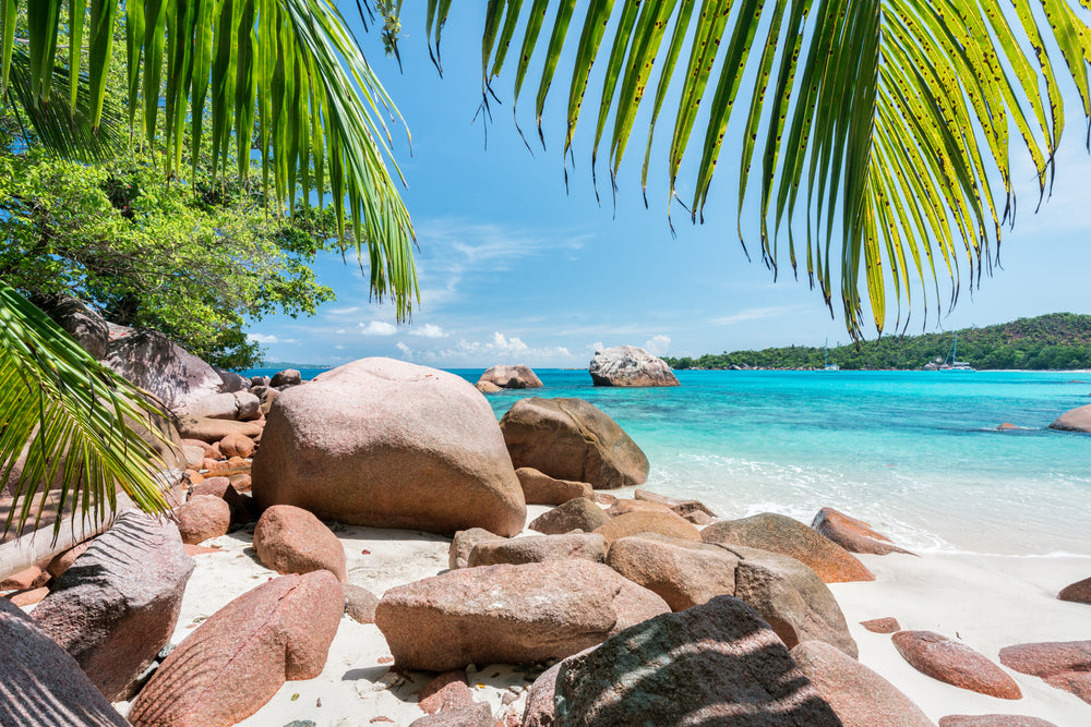 Sea with Rocks Scenery Photograph Home Decor Premium Quality Poster Print Choose Your Sizes