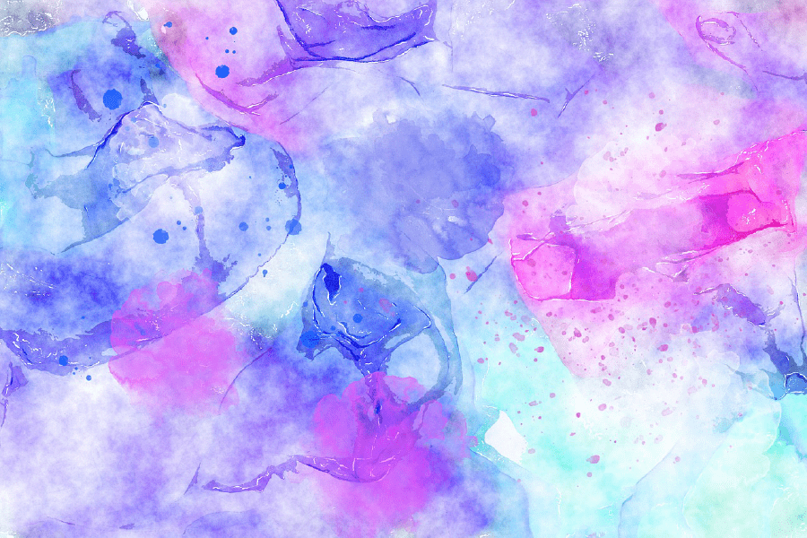 Blue & Pink Abstract Design Print 100% Australian Made