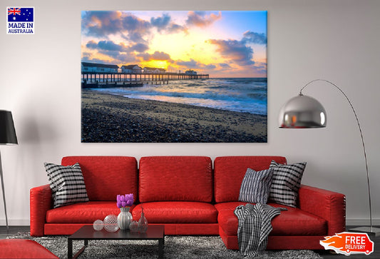 Sunrise at Southwold Pier in UK Photograph Print 100% Australian Made