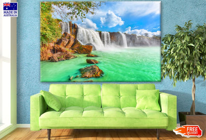 Stunning Waterfall Scenery Photograph Print 100% Australian Made