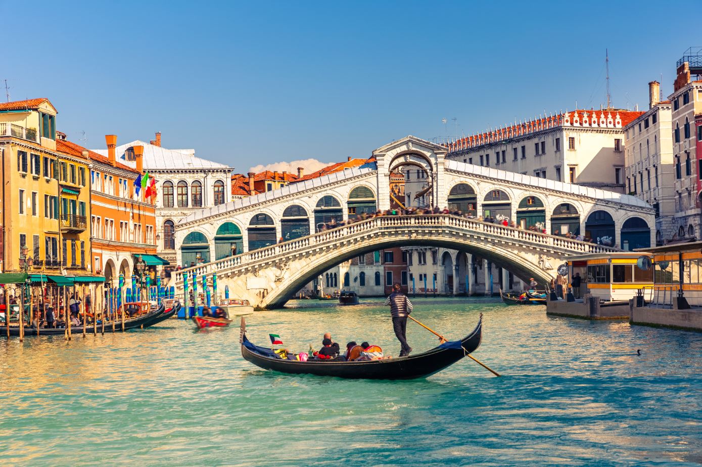 Italy Canal & Boats Photograph Home Decor Premium Quality Poster Print Choose Your Sizes