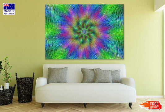Multicolor Digital Abstract Design Print 100% Australian Made