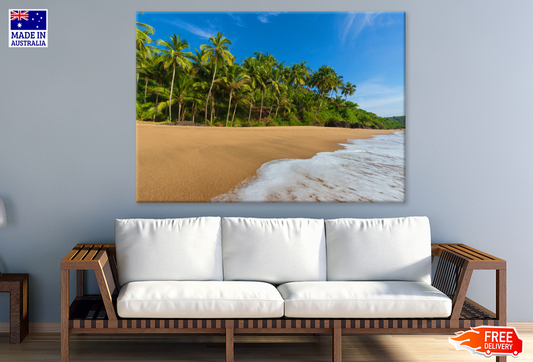 Palm Trees & Sea View Photograph Print 100% Australian Made
