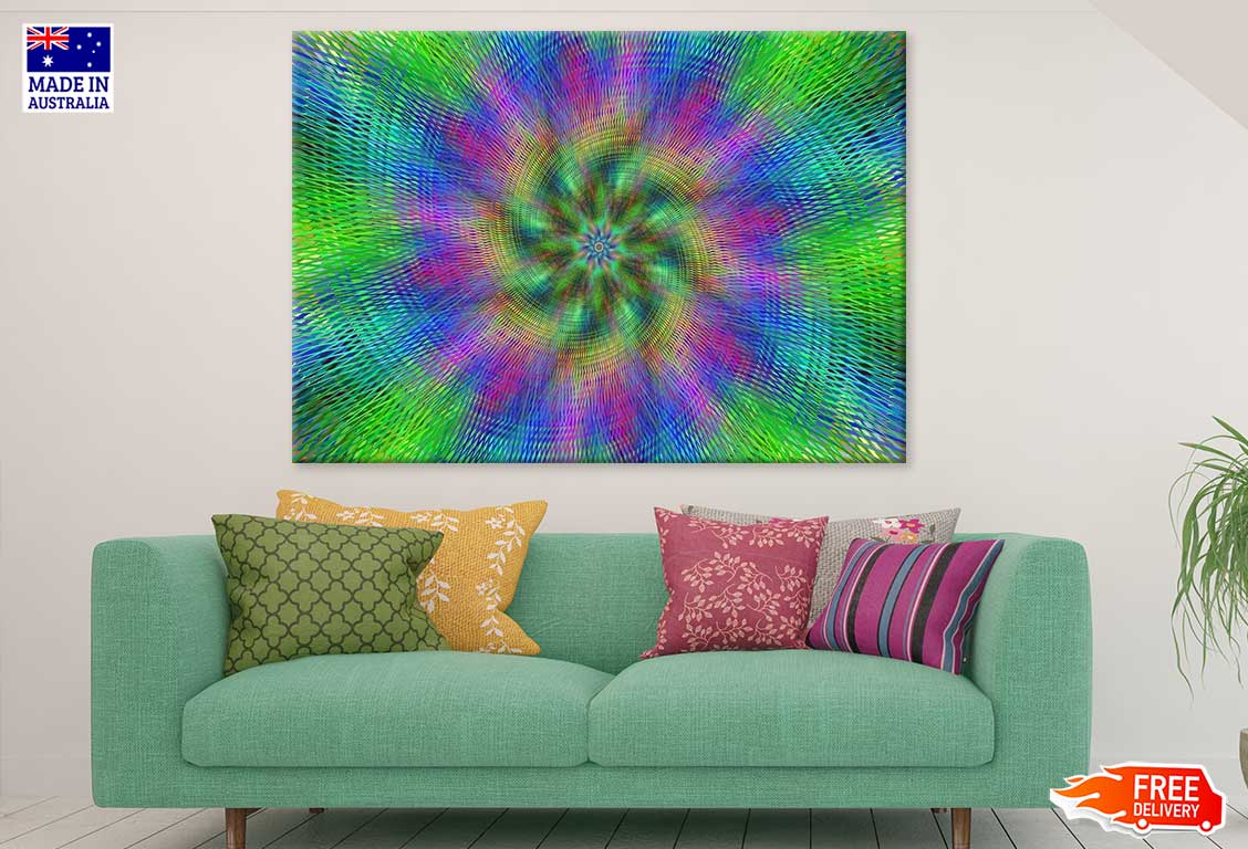 Multicolor Digital Abstract Design Print 100% Australian Made