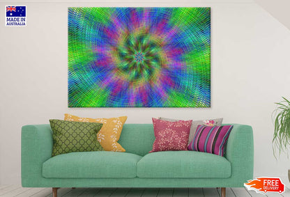 Multicolor Digital Abstract Design Print 100% Australian Made