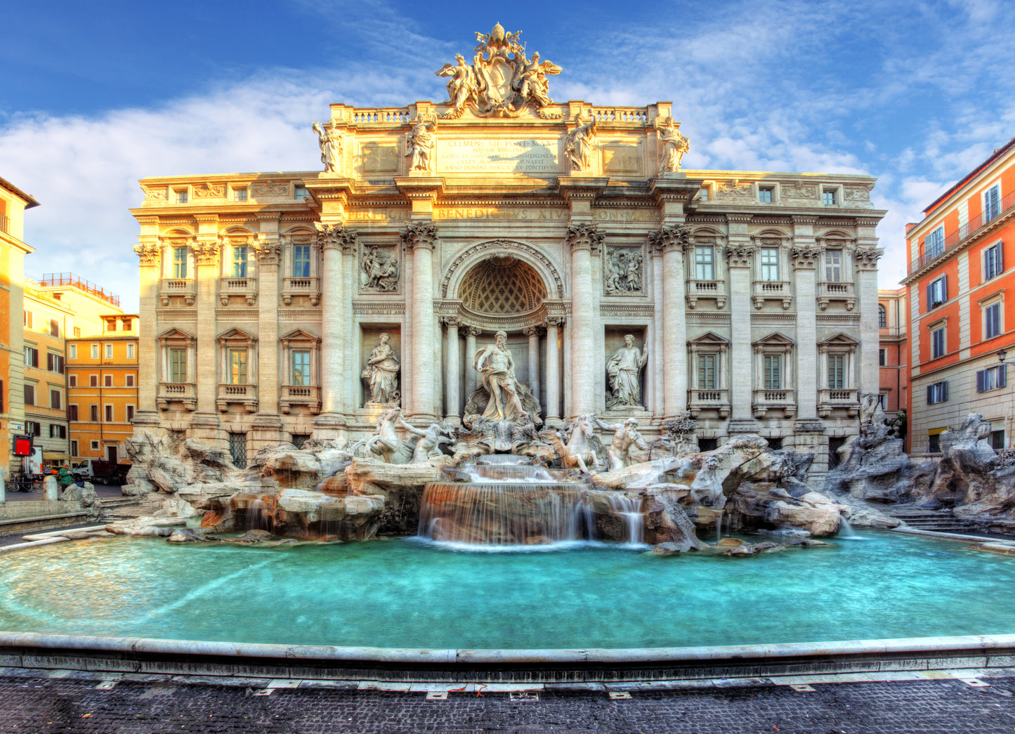 Wallpaper Murals Peel and Stick Removable Trevi Fountain, Rome, Italy High Quality