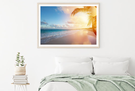 Sea Sunset Scenery Photograph Home Decor Premium Quality Poster Print Choose Your Sizes