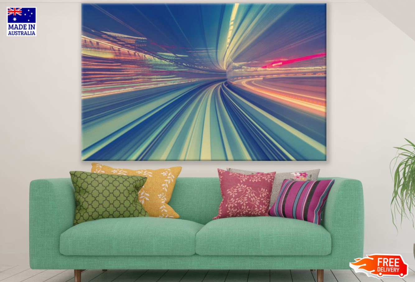 Colorful Abstract Design Print 100% Australian Made