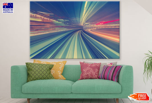 Colorful Abstract Design Print 100% Australian Made