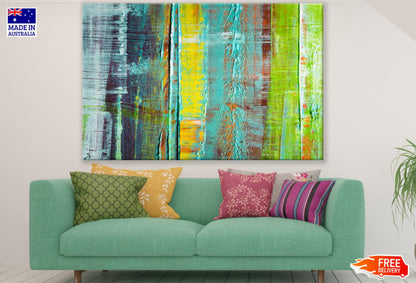 Colorful Paint Wood Photograph Print 100% Australian Made