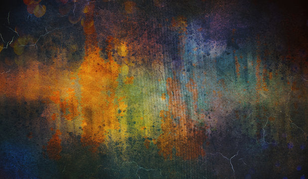 Colorful Abstract Watercolor Art Print 100% Australian Made