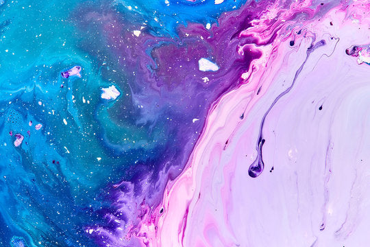 Colorful Watercolor Abstract Art Print 100% Australian Made