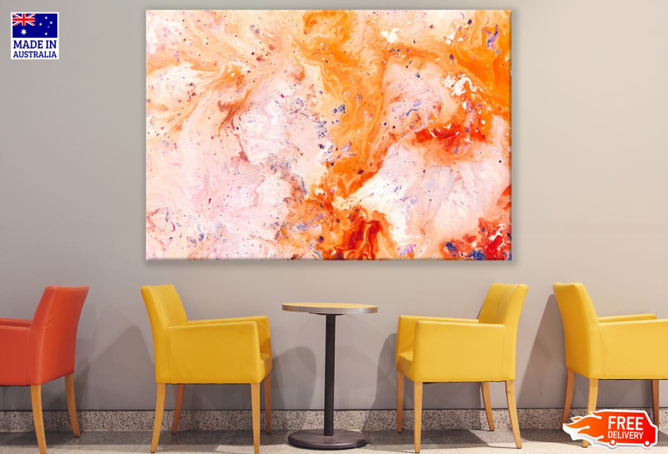 Colorful Abstract Watercolor Art Print 100% Australian Made