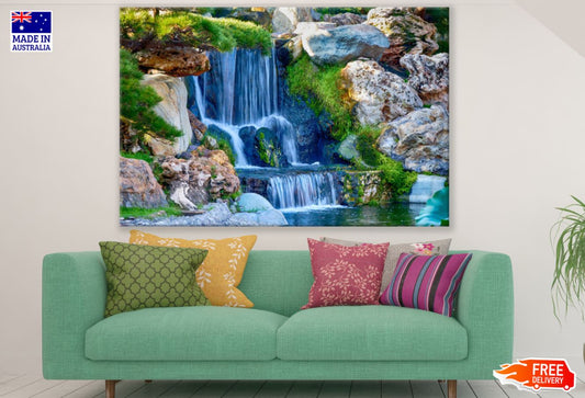 Stunning Waterfall Scenery View Print 100% Australian Made