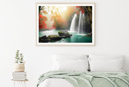 Stunning Waterfall Scenery View Home Decor Premium Quality Poster Print Choose Your Sizes