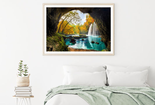 Stunning Waterfall Scenery View Home Decor Premium Quality Poster Print Choose Your Sizes