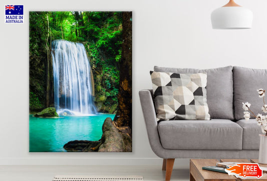Stunning Waterfall Scenery View Print 100% Australian Made