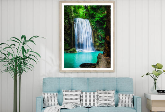 Stunning Waterfall Scenery View Home Decor Premium Quality Poster Print Choose Your Sizes