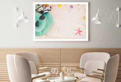 Star Fish Sun Glass Camera & Hat Home Decor Premium Quality Poster Print Choose Your Sizes