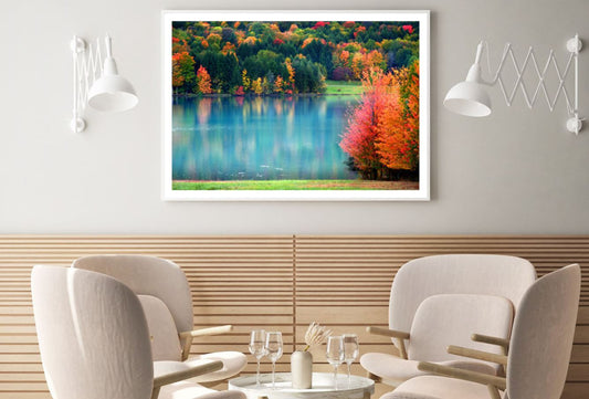 Colorful Forest & Lake Scenery Home Decor Premium Quality Poster Print Choose Your Sizes