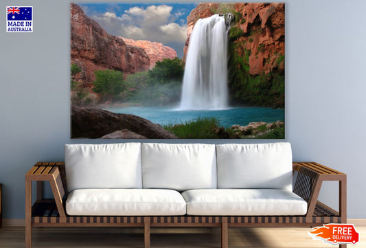 Waterfall Scenery Photograph Print 100% Australian Made