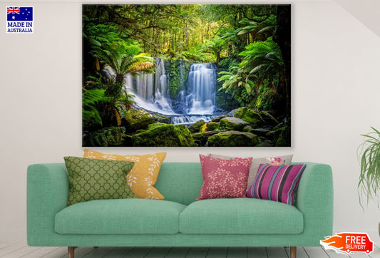 Stunning Waterfall Scenery View Print 100% Australian Made