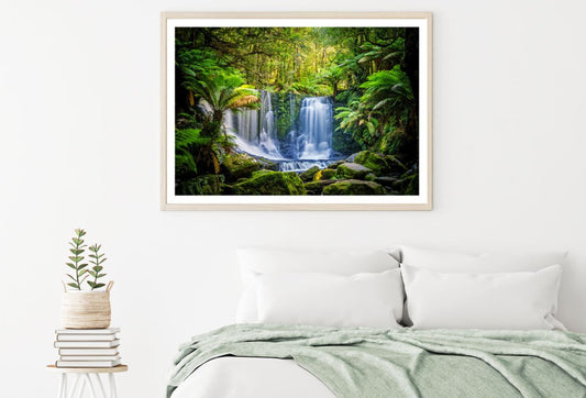 Stunning Waterfall Scenery View Home Decor Premium Quality Poster Print Choose Your Sizes
