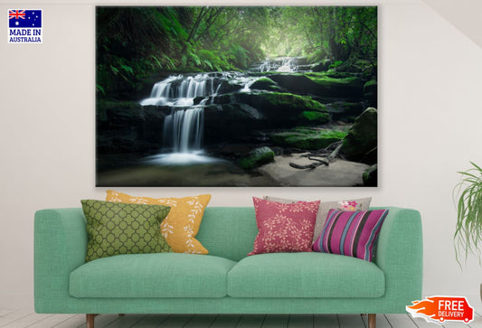 Stunning Waterfall Scenery View Print 100% Australian Made