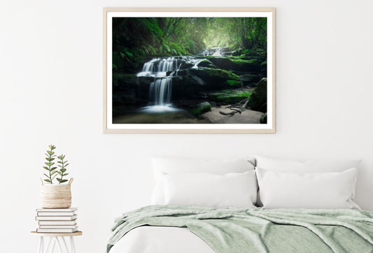 Stunning Waterfall Scenery View Home Decor Premium Quality Poster Print Choose Your Sizes