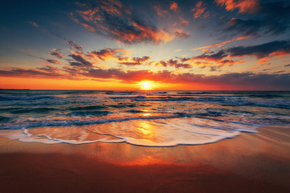 Sea Sunset Scenery Photograph Print 100% Australian Made
