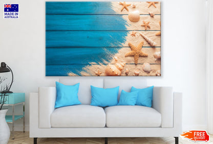 Sea Shells on Sand Photograph Print 100% Australian Made