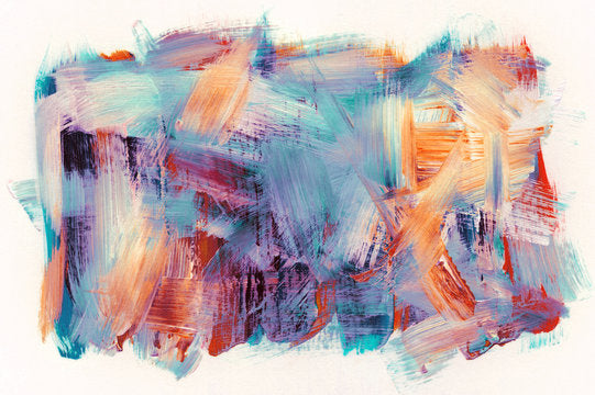 Colorful Abstract Watercolor Art Print 100% Australian Made