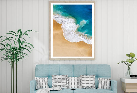 Sea Aerial View Photograph Home Decor Premium Quality Poster Print Choose Your Sizes