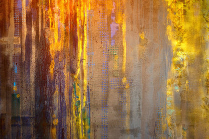Colorful Abstract Painting Design Print 100% Australian Made