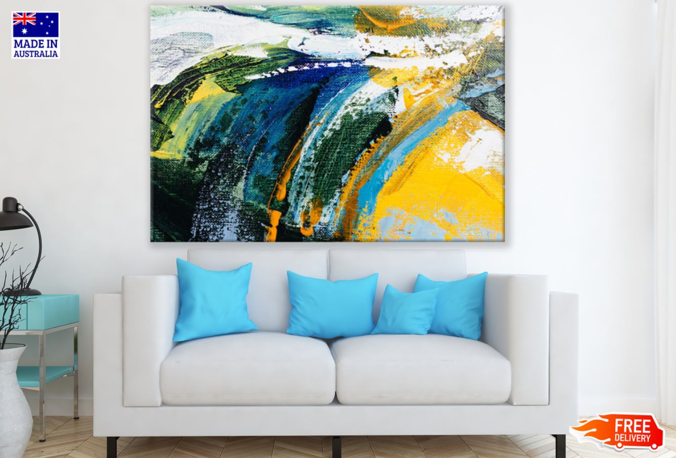 Colorful Abstract Watercolor Art Print 100% Australian Made