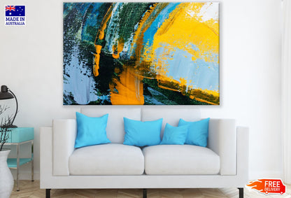 Colorful Abstract Painting Design Print 100% Australian Made