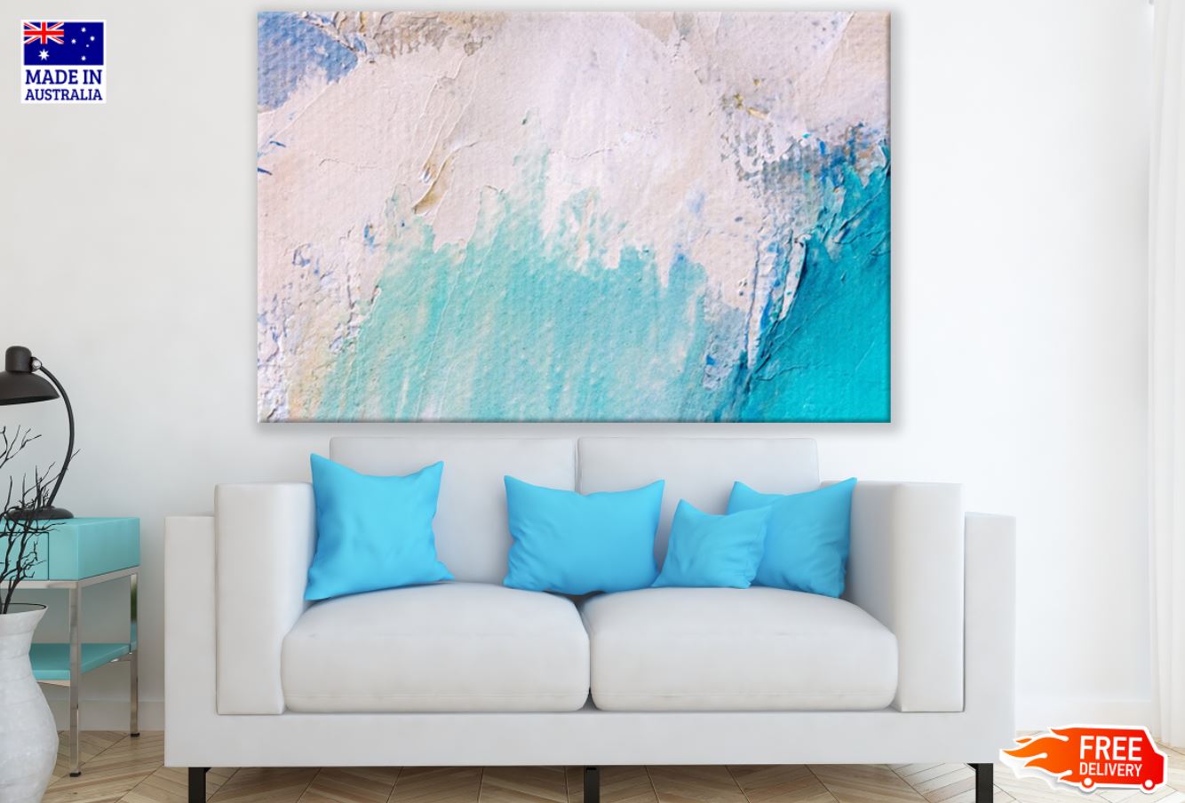 Colorful Abstract Painting Design Print 100% Australian Made