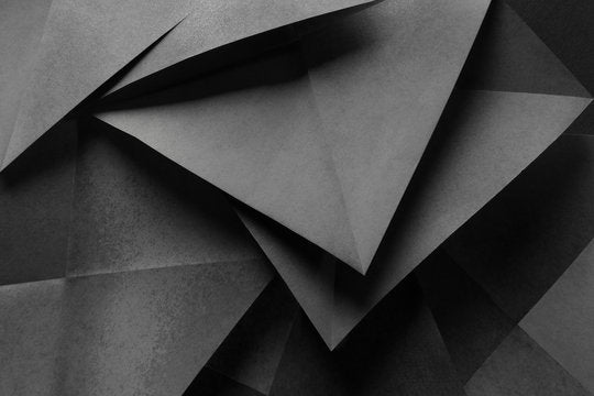 Black Abstract 3D Design Home Decor Premium Quality Poster Print Choose Your Sizes
