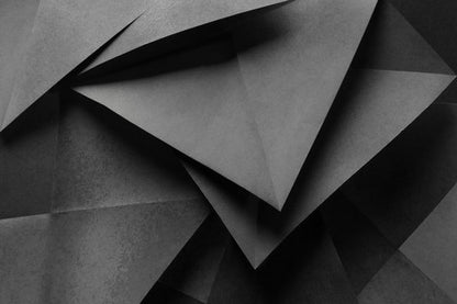 Black Abstract 3D Design Home Decor Premium Quality Poster Print Choose Your Sizes