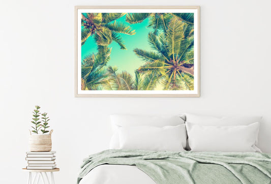 Palm Trees Closeup Photograph Home Decor Premium Quality Poster Print Choose Your Sizes