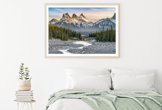 Mountain & Forest Scenery View Home Decor Premium Quality Poster Print Choose Your Sizes