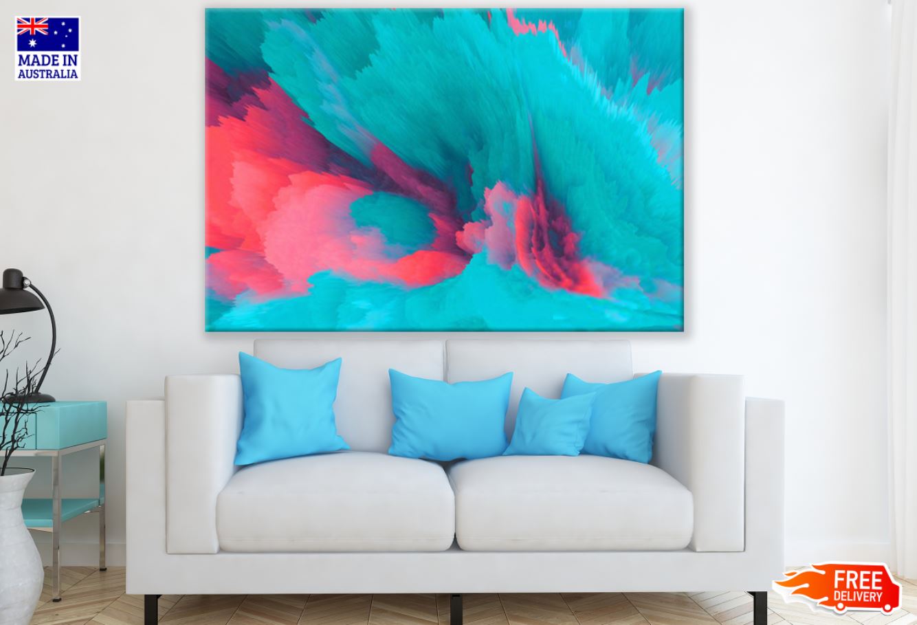 Colorful Abstract Watercolor Art Print 100% Australian Made