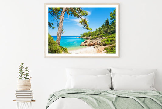 Forest & Sea Scenery Photograph Home Decor Premium Quality Poster Print Choose Your Sizes