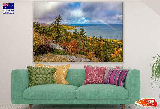 Forest Near Sea Scenic Photograph Print 100% Australian Made