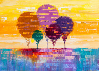 Colorful Abstract Watercolor Art Print 100% Australian Made