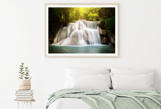 Waterfall Scenery Photograph Home Decor Premium Quality Poster Print Choose Your Sizes