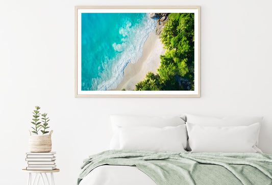 Sea & Forest Aerial Photograph Home Decor Premium Quality Poster Print Choose Your Sizes