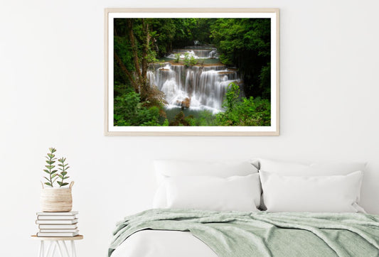 Stunning Waterfall Scenery View Home Decor Premium Quality Poster Print Choose Your Sizes