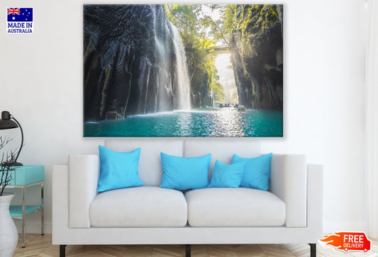 Stunning Waterfall Scenery View Print 100% Australian Made