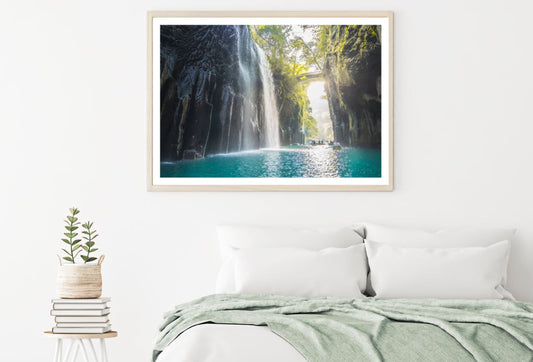 Stunning Waterfall Scenery View Home Decor Premium Quality Poster Print Choose Your Sizes